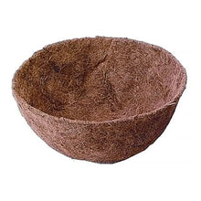 Load image into Gallery viewer, Brown coconut fiber basket liner with natural coir texture for hanging planters