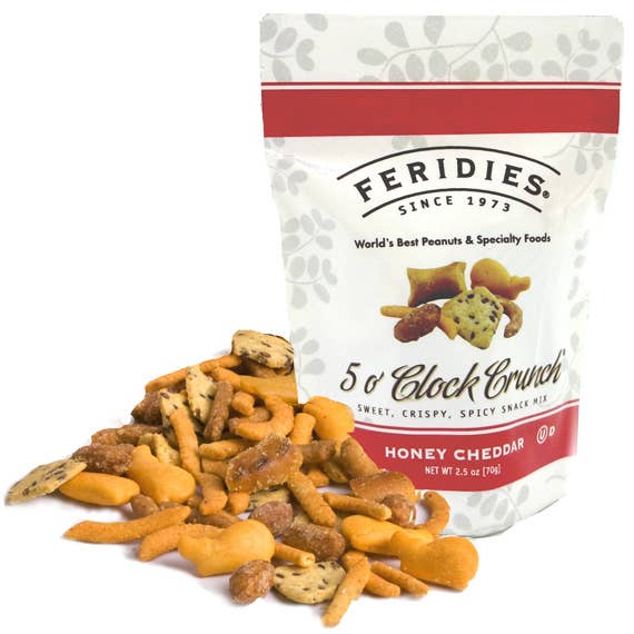 2.5oz Printed Barrier Bag 5 O'Clock Crunch Snack Mix