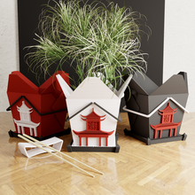 Load image into Gallery viewer, Chinese Takeout Planter: White / Without Drainage