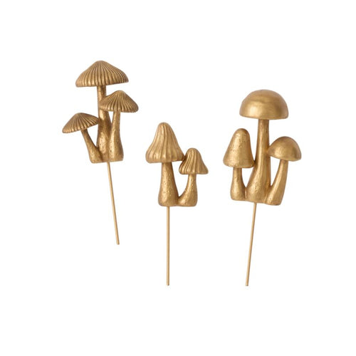 Troop Mushroom Plant Stakes