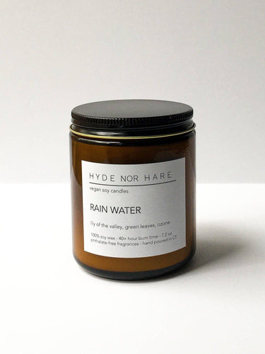 Rain Water Jar Filled Candle
