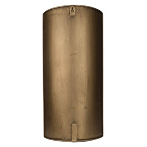 Brass Boho Decor Curved Wall Planter Pot Metal