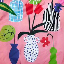 Load image into Gallery viewer, Vases Print Recycled Fabric Reusable Shopping Bag