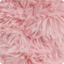 Load image into Gallery viewer, Close-up of soft pink fluffy fur texture from Pig Warmies Junior plush toy