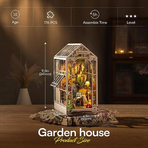 Garden House Rolife Book Nook Kit DIY Miniature