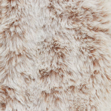 Load image into Gallery viewer, Close-up view of soft brown and cream speckled plush fur texture