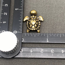 Load image into Gallery viewer, Brass Mini Turtle Decoration