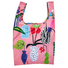 Load image into Gallery viewer, Vases Print Recycled Fabric Reusable Shopping Bag