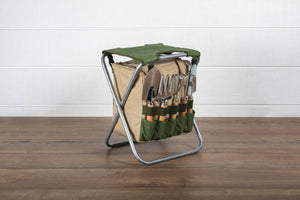 Gardener Folding Seat with Tools