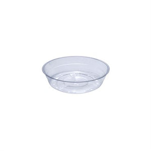 Clear Plastic Vinyl Plant Saucer - 4in
