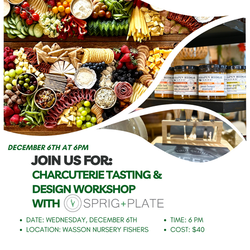 Fishers Charcuterie Tasting & Design Workshop with Sprig + Plate