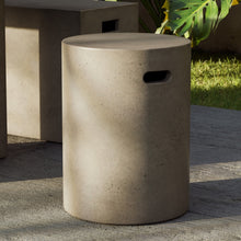 Load image into Gallery viewer, Versatile Indoor/Outdoor Cylinder Stool with Handles for Easy Portability