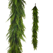 Load image into Gallery viewer, 6' Mixed Greenery Garland