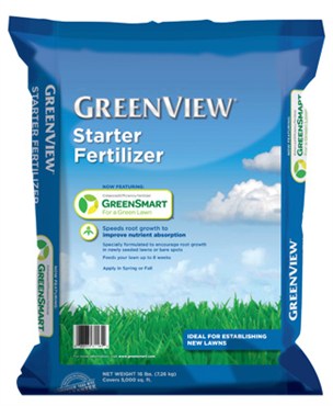 GreenView Starter Fertilizer with GreenSmart 10-18-10