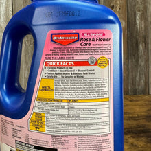Load image into Gallery viewer, BioAdvanced blue container all-in-one rose and flower care granules with product label