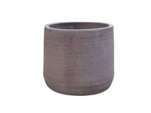 Load image into Gallery viewer, Gray ceramic Marlee planter pot with matte finish and cylindrical shape
