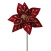 22 In Bejeweled Poinsettia Stem