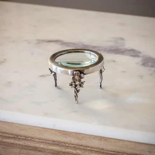 Antique Silver Document Magnifier
