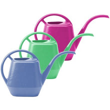 Load image into Gallery viewer, Three colorful Bloem watering cans in blue, green, and pink with long curved spouts