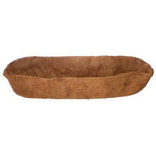 Load image into Gallery viewer, Brown coconut fiber coir liner for hanging baskets and planters
