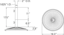 Load image into Gallery viewer, Garden 50lbs Market Umbrella Base
