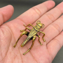 Load image into Gallery viewer, Brass Cricket Decoration