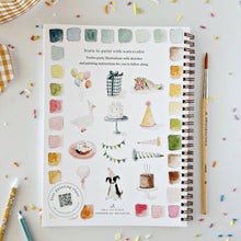 Load image into Gallery viewer, Celebrate watercolor workbook