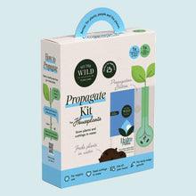 Load image into Gallery viewer, Propagation Kit for Houseplants by We The Wild with hydro pellets and organic food packets