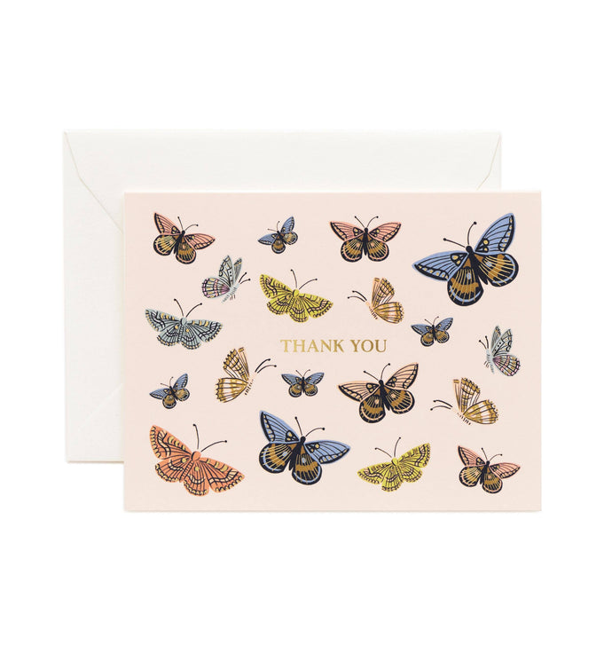 Monarch Thank You Card