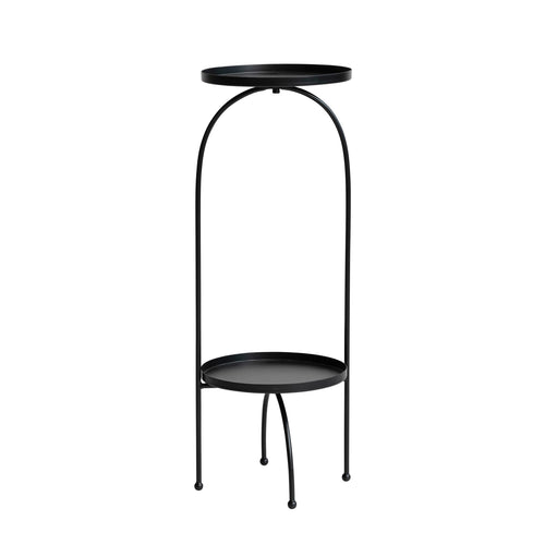 Metal Table/Plant Stand, Black