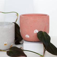 Load image into Gallery viewer, Concrete Planter with Arches - 3&quot; | terra-cotta  