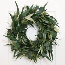 Load image into Gallery viewer, Willow and Silver Dollar Eucalyptus Wreath