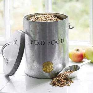 SC Galvanized Bird Food Tin