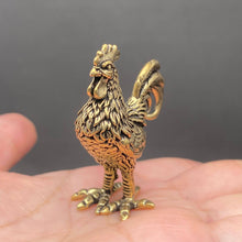 Load image into Gallery viewer, Brass Rooster Decoration