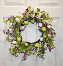 Load image into Gallery viewer, 20" Easter  Eggs &amp; Foliage Wreath
