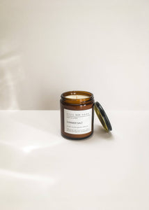 Summer Salt Jar Filled Candle