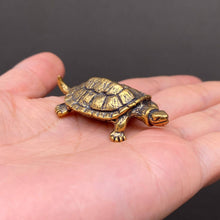 Load image into Gallery viewer, Brass Turtle Decoration