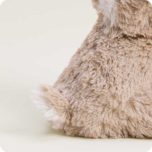 Load image into Gallery viewer, Soft beige plush goat stuffed animal toy with fluffy fur texture