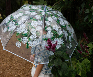 Hydrangea Clear Umbrella
