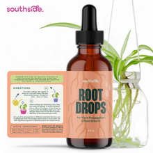 Load image into Gallery viewer, Southside Root Drops amber bottle with dropper for plant propagation and root growth