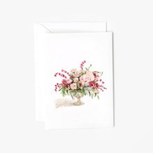 Load image into Gallery viewer, Pink bouquet mini notecard