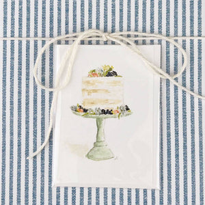 Cake mini notecard