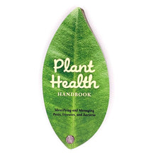 Load image into Gallery viewer, Plant Health Handbook with leaf-shaped cover for identifying pests, diseases, and bacteria