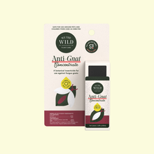 Load image into Gallery viewer, We The Wild Anti-Gnat Concentrate botanical insecticide bottle and packaging for fungus gnat control
