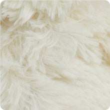 Load image into Gallery viewer, Close-up of cream colored fluffy sheep plush toy fur texture