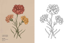 Load image into Gallery viewer, Floriography Coloring Book by Jessica Roux: Paperback; 96 pages / English