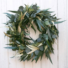 Load image into Gallery viewer, Willow and Silver Dollar Eucalyptus Wreath