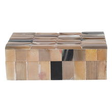 Load image into Gallery viewer, Handmade Natural Horn &amp; MDF Box, Natural (Each One Will Vary)