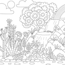 Load image into Gallery viewer, Pretty Simple Coloring: Nature Scenes by Adams Media: Paperback; 96 pages / English