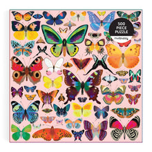 Load image into Gallery viewer, Brilliant Butterflies 500 Piece Family Puzzle